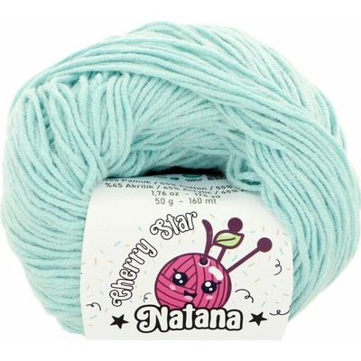 Natana Cherry Star 052 svetlá tyrkysová