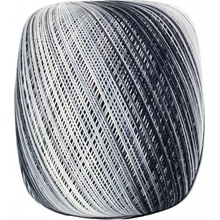 Vlna-hep Příze Moonlight multicolor 9017 černo-bílá