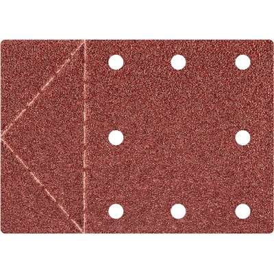 Graphite Brúsny papier 115 x 160 mm, otovry, perforácia k uzavretiu odtrhnutiu. K40, 3 ks. 55H812