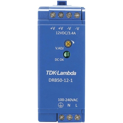 TDK-Lambda DRB50-12-1 síťový zdroj na DIN lištu 12 V/DC 4.2 A 50.4 W Počet výstupů:1 x Obsah 1 ks