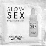 Bijoux Indiscrets Slow Sex Oral Sex Oil with CBD Sachette 2ml