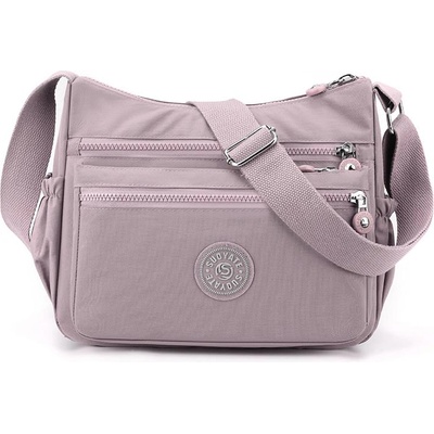 Розова дамска чанта от тестил - Vana