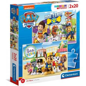 Image 1 of Clementoni - Puzzle 2x20 Paw Patrol - 40 - 99 piese