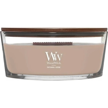 WoodWick Patchouli Créme ароматна свещ с дървен фитил 453, 6 гр