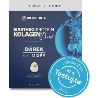 Biomedica Biarthro protein kolagen drink 2 x 30 sáčků