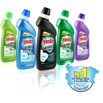 Medix Медикс wc гел за почистване на тоалетна (м00)