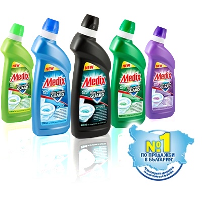 Medix Медикс wc гел за почистване на тоалетна (м00)