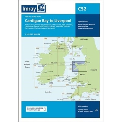 Imray Chart C52 - Cardigan Bay to Liverpool (Imray)(Sheet map, folded)