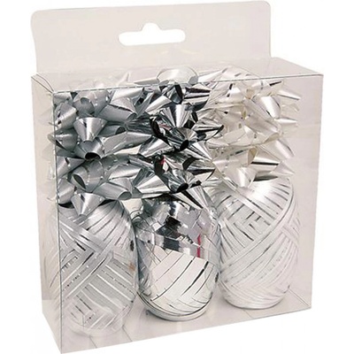 Vánoční set na balení dárků - Stříbrná ( 1 set) – Zbozi.Blesk.cz