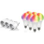 DELTACO Смарт комплект DELTACO SH-KIT03, 3 x мини контакти, 6 x LED крушки (SH-KIT03) - tehnik