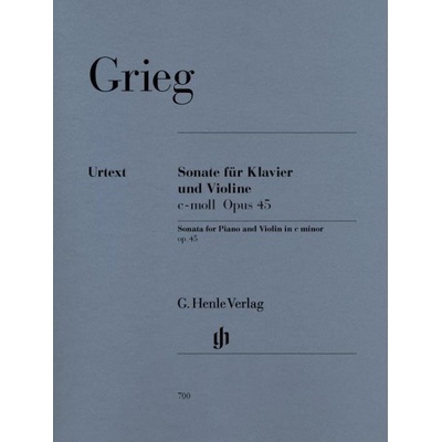 Sonata For Piano a Violín In C Minor Op.45 noty pre husle a klavír