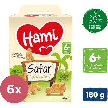 Hami Safari 6 x 180 g