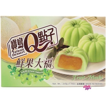 Qmochi Японски сладки Qmochi с вкус на жълт пъпеш 210гр
