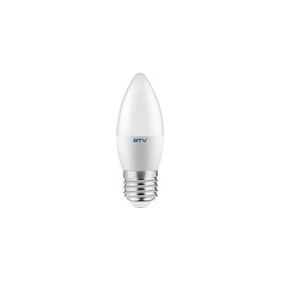 GTV žárovka LED, C30, SMD 2835, TEPLÁ BÍLÁ, E27, 6W, AC220–240V,úhel svitu 160°, 470lm, 52mA