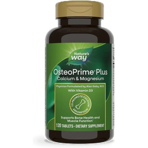 Nature's Way OsteoPrime Plus | Костна плътност и защита от остеопороза, 120 таблетки | Nature’s Way (07712)