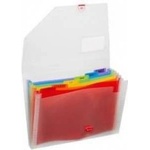 Snopake Briefcase A4 Rainbow 6 cover