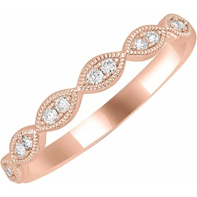 Eppi něžný diamantový eternity prsten ze zlata Talita R34910