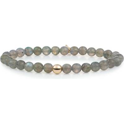 Sparkling Jewels Korálkový náramok s labradoritom SBG-GEM18-ADD-6MM