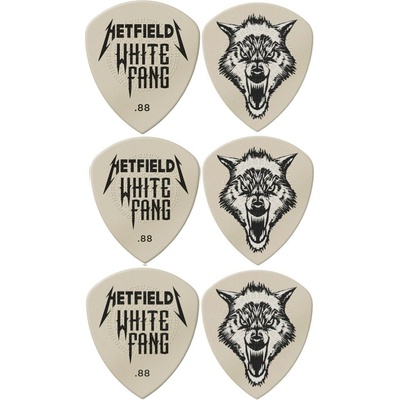Dunlop PH122P088 James Hetfield White Fang Custom Flow 0.88 Player Pack Перце за китара (PH122P088)