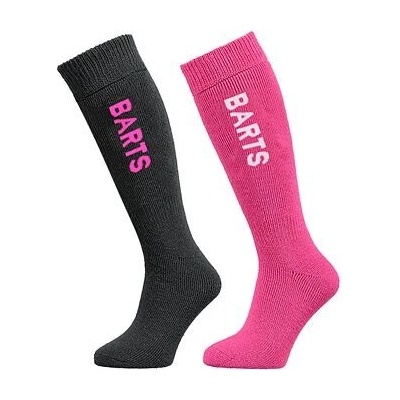 Barts BASIC SOCK 2 PACK KIDS Anthracite & Fuchsia
