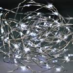 Brilagi - LED гирлянда 100xLED/3xAA 10m студено бяло (BG0427)