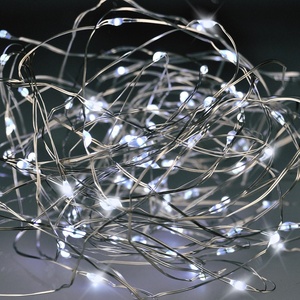 Brilagi - LED гирлянда 100xLED/3xAA 10m студено бяло (BG0427)