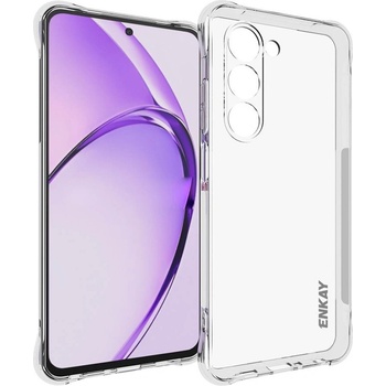 OPPO Калъф с протектор ENKAY Hat-Prince за OPPO A5 5G - прозрачен, тънък и удароустойчив TPU гръб
