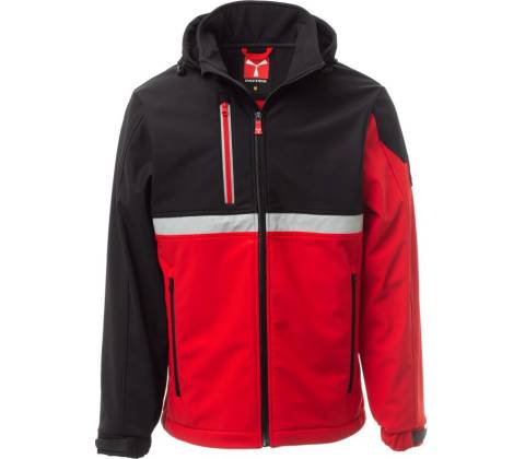 Payper WISE Softshellová bunda Red Black