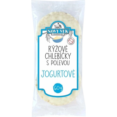 Nový Věk Chlebíčky rýžové jogurtové 60 g