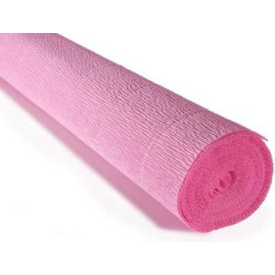 Italský krepový papír Cartotecnica Rossi 180g (50 x 250cm) - růžová 554
