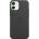 Apple iPhone Leather Case with MagSafe - оригинален кожен кейс (естествена кожа) за iPhone 12 Mini (черен)