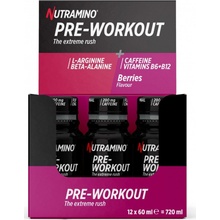 Nutramino Pre Workout shot Příchuť Lesní Plody 12 x 60 ml