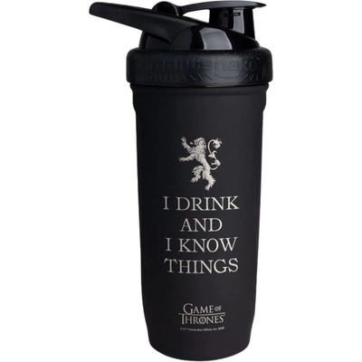 Smartshake Smart Reforce Stainless Steel Shaker | Game Of Thrones I Drink and I Know Things [900 мл]