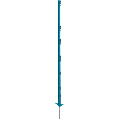Plastový sloupek pro elektrický ohradník, délka 156 cm, 11 oček, modrá