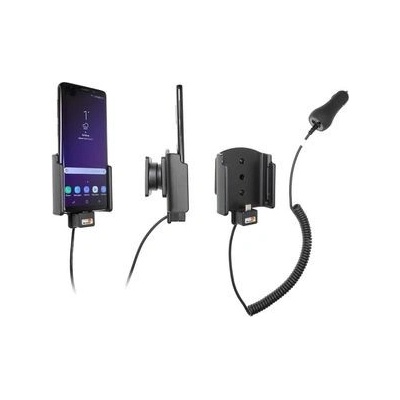 Brodit držák do auta na Samsung Galaxy S9 bez pouzdra, s nabíjením z cig. zapalovače 712038