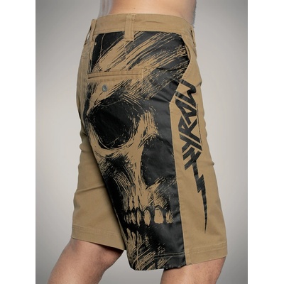 HYRAW мъжки къси панталони HYRAW - Camel Skull - 262SH02