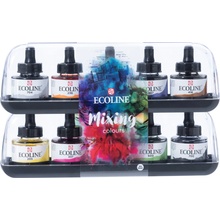 Akvarelové barvy Ecoline Sada Mixing Colours 10 x 30 ml