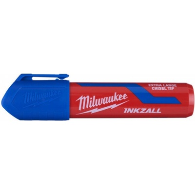 MILWAUKEE Značkovač - popisovač INKZALL™ "XL" plochý hrot- modrý