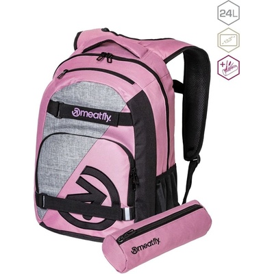 Meatfly batoh Exile Dusty Rose/Grey