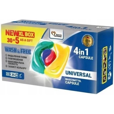 Wash & Free 4 in 1Universal Kapsule na pranie 35 PD