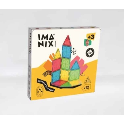 IMANIX Magnetická stavebnica classic - 12 ks