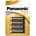 Panasonic LR6APB/4BP 1.5V AA алкална батерия с дълъг живот 4 бр. в опаковка LR6APB-4BP (LR6APB-4BP)