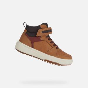 GEOX Кафяви детски кецове Geox Bunshee Geox | Kafyav | Момчешки | 28