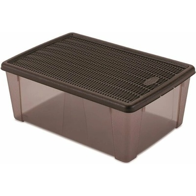 STEFANPLAST box úložný SCATOLA 10l 36,5x25,5x14cm s víkem PH MO 13113