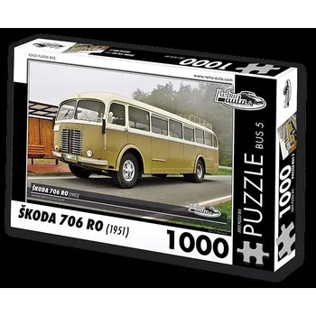 Image 1 of Retro cars - Puzzle Skoda 706 RO (1951) 1000 - 1 000 piese