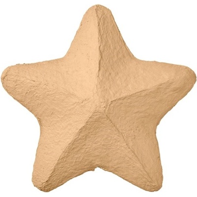 Broste Vánoční bavlněná hvězda špice TOPPER P. 22cm hnědá