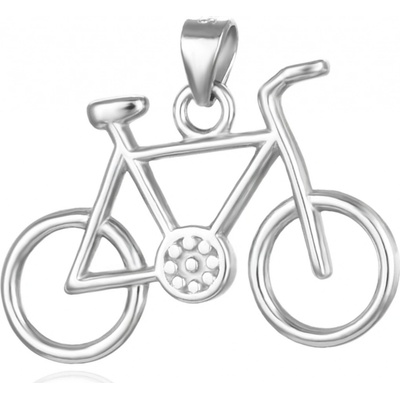 Agato Strieborný prívesok Bicykel AGH734M