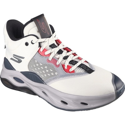 Skechers Мъжки баскетболни кецове Skechers Float Basketball Trainers Mens - White/Grey