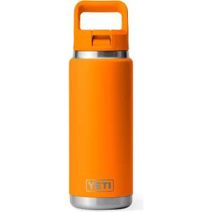 YETI Термо бутилка Yeti coolers Rambler Bottle Colour Straw Cap Insulated bottle - King Crab Orange - размер 769 ml (533-2281-0311)