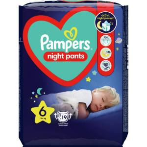 Pampers Пелени гащи Pampers - Night 6, 19 броя (1100004221) - ozone